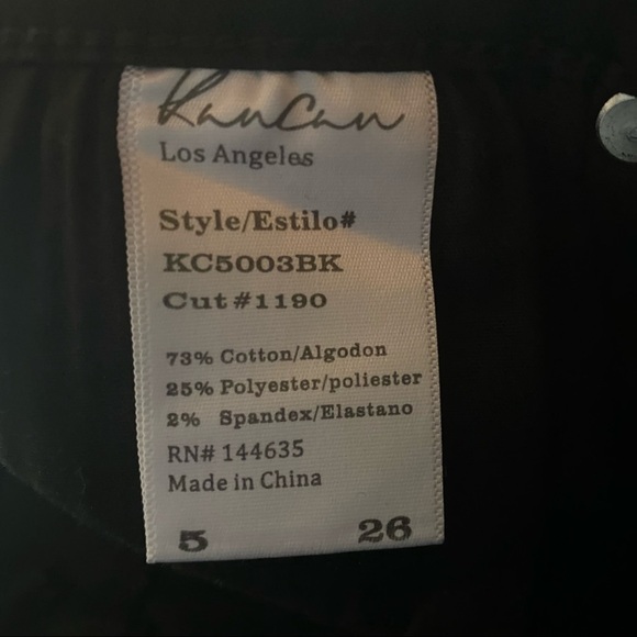 Kancan Elsa-Kassidy‎ Black Skinny Jeans KC5003BK Size 5/26 - Picture 6 of 7